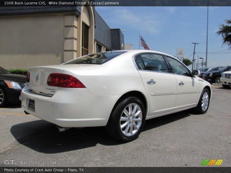 White Diamond Tricoat / Cocoa/Cashmere 2008 Buick Lucerne CXS