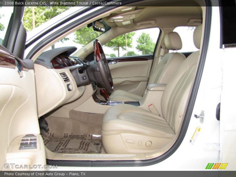White Diamond Tricoat / Cocoa/Cashmere 2008 Buick Lucerne CXS