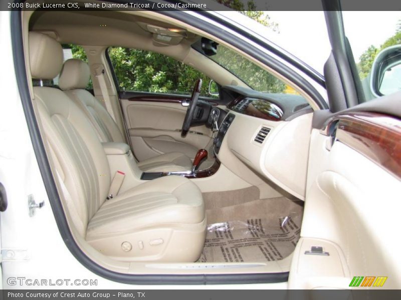 White Diamond Tricoat / Cocoa/Cashmere 2008 Buick Lucerne CXS
