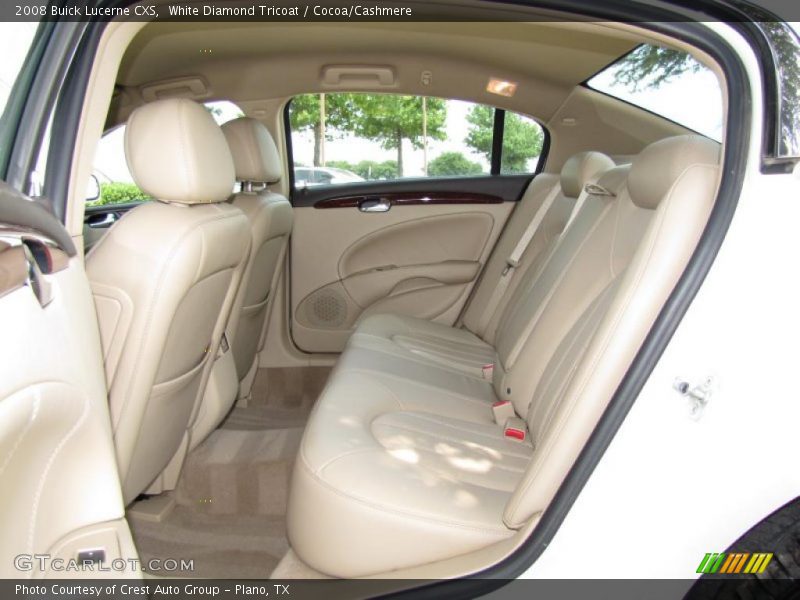 White Diamond Tricoat / Cocoa/Cashmere 2008 Buick Lucerne CXS