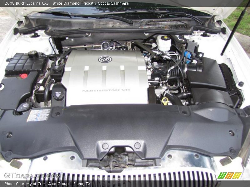 White Diamond Tricoat / Cocoa/Cashmere 2008 Buick Lucerne CXS