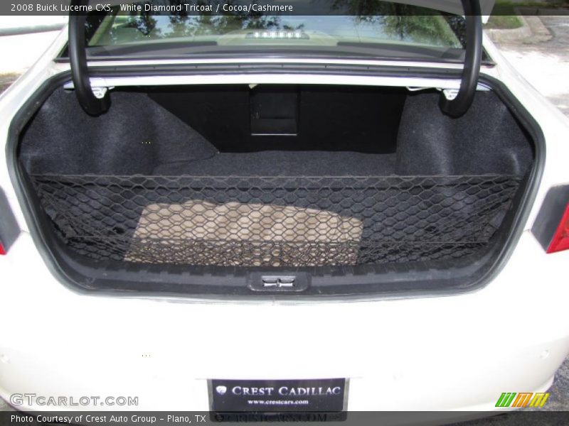 White Diamond Tricoat / Cocoa/Cashmere 2008 Buick Lucerne CXS