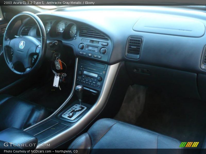 Anthracite Gray Metallic / Ebony 2003 Acura CL 3.2 Type S