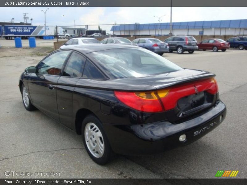Black / Black 2001 Saturn S Series SC2 Coupe