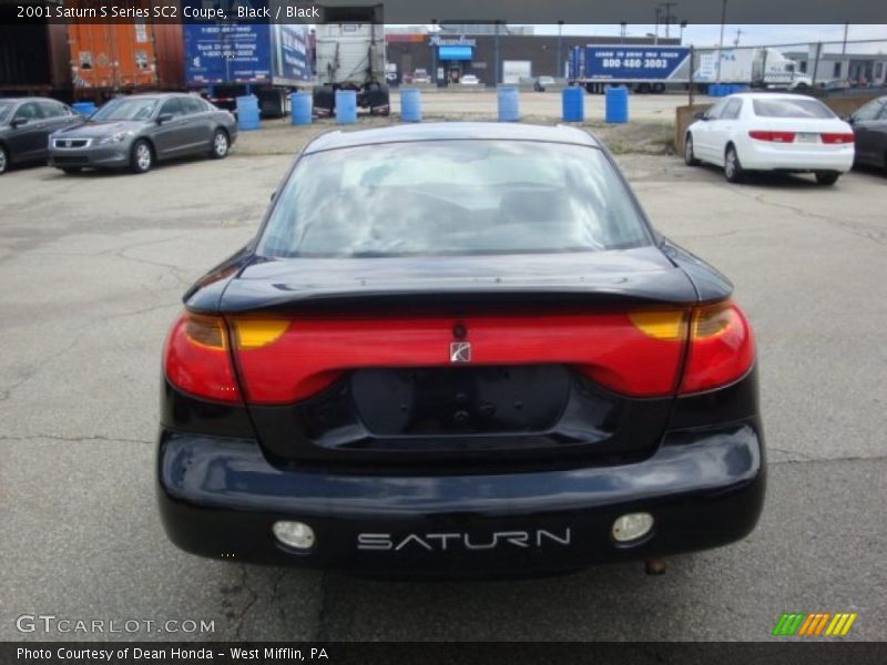 Black / Black 2001 Saturn S Series SC2 Coupe