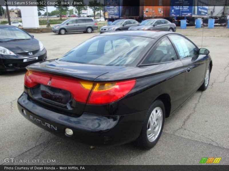Black / Black 2001 Saturn S Series SC2 Coupe