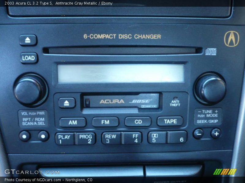 Anthracite Gray Metallic / Ebony 2003 Acura CL 3.2 Type S