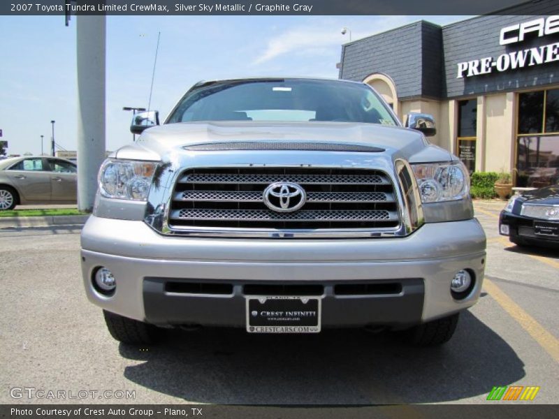 Silver Sky Metallic / Graphite Gray 2007 Toyota Tundra Limited CrewMax