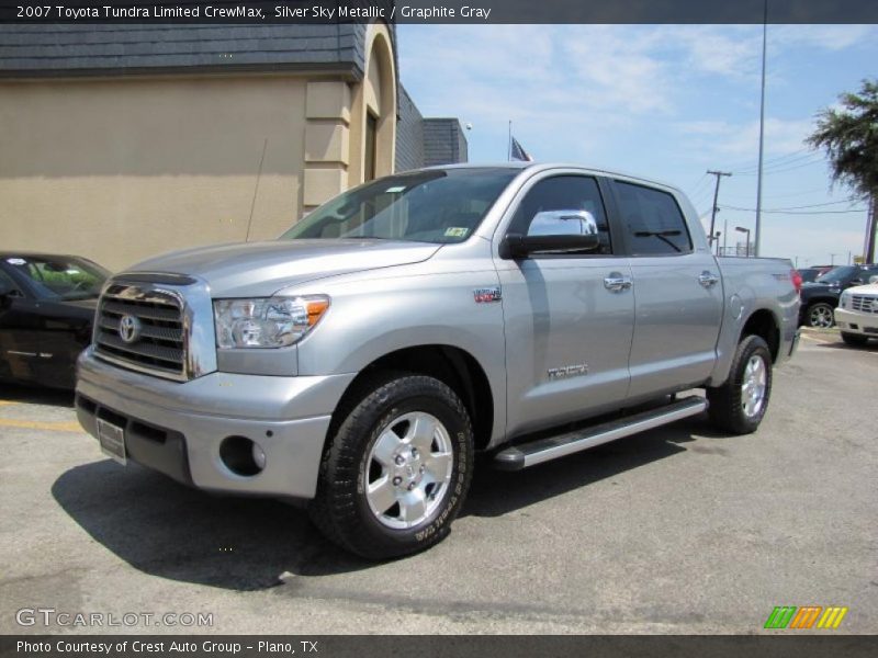 Silver Sky Metallic / Graphite Gray 2007 Toyota Tundra Limited CrewMax