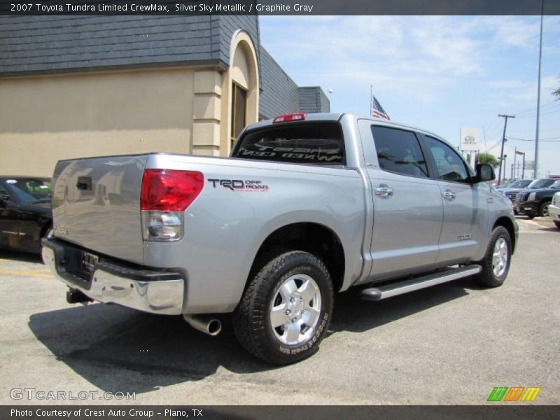 Silver Sky Metallic / Graphite Gray 2007 Toyota Tundra Limited CrewMax
