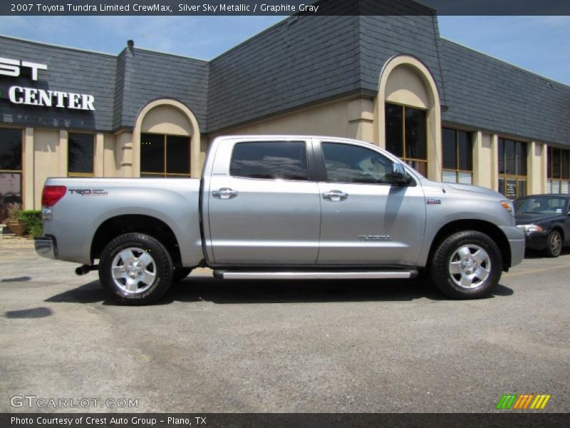 Silver Sky Metallic / Graphite Gray 2007 Toyota Tundra Limited CrewMax