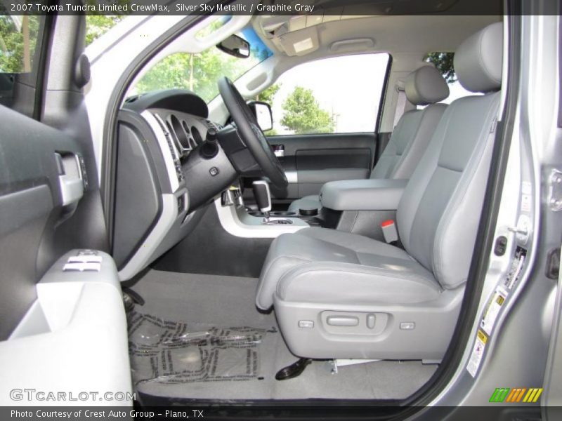 Silver Sky Metallic / Graphite Gray 2007 Toyota Tundra Limited CrewMax