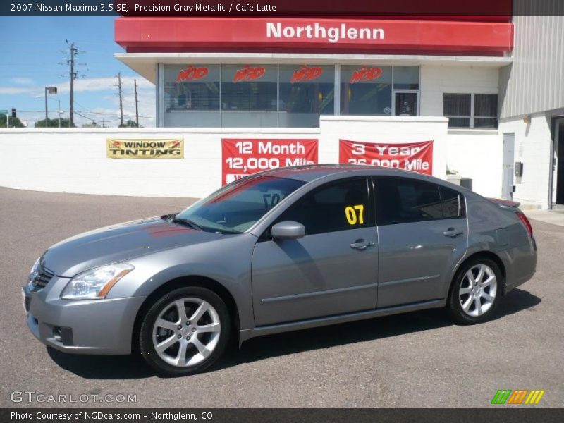 Precision Gray Metallic / Cafe Latte 2007 Nissan Maxima 3.5 SE