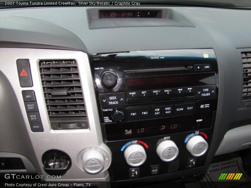 Silver Sky Metallic / Graphite Gray 2007 Toyota Tundra Limited CrewMax