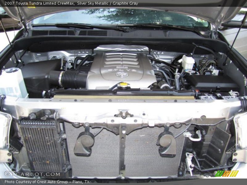 Silver Sky Metallic / Graphite Gray 2007 Toyota Tundra Limited CrewMax