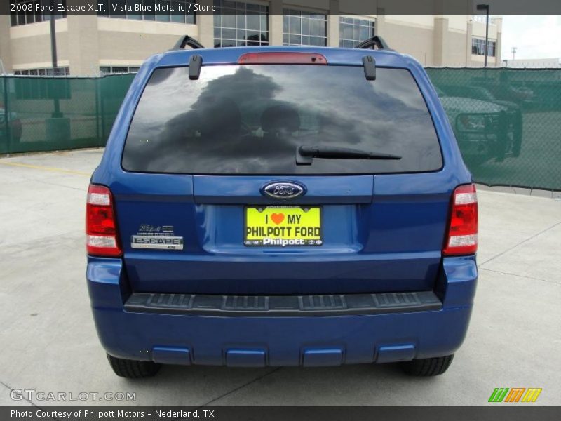 Vista Blue Metallic / Stone 2008 Ford Escape XLT