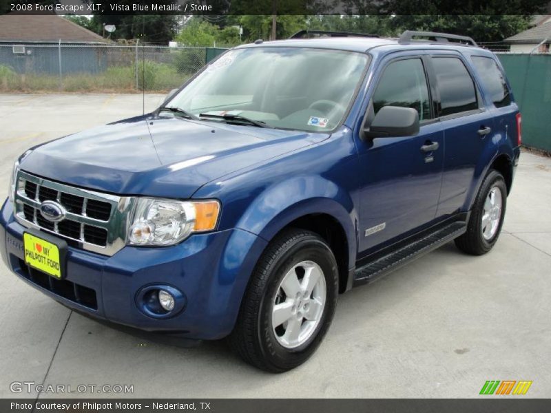 Vista Blue Metallic / Stone 2008 Ford Escape XLT