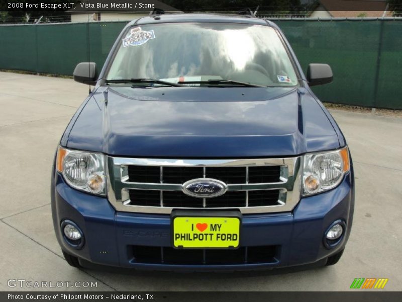Vista Blue Metallic / Stone 2008 Ford Escape XLT
