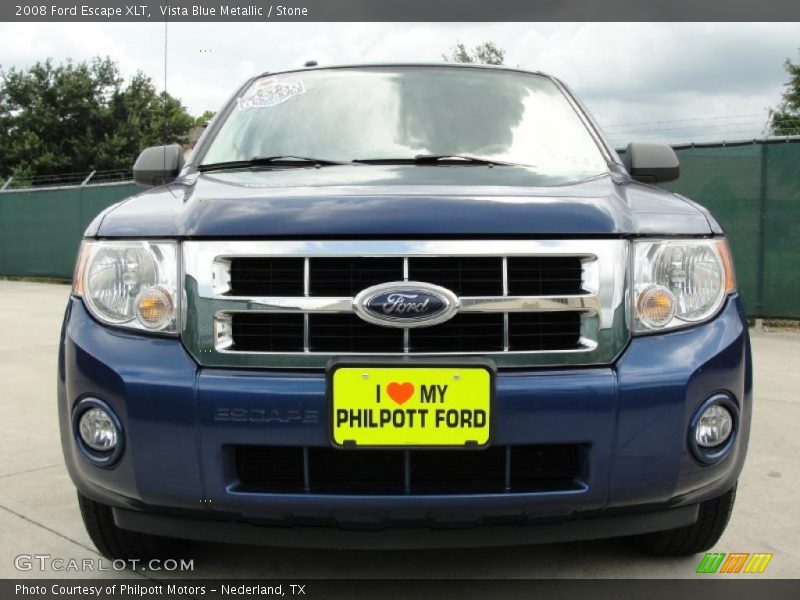 Vista Blue Metallic / Stone 2008 Ford Escape XLT