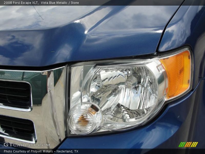 Vista Blue Metallic / Stone 2008 Ford Escape XLT