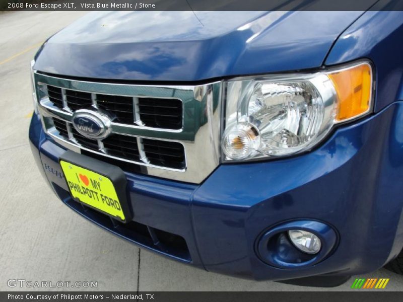 Vista Blue Metallic / Stone 2008 Ford Escape XLT