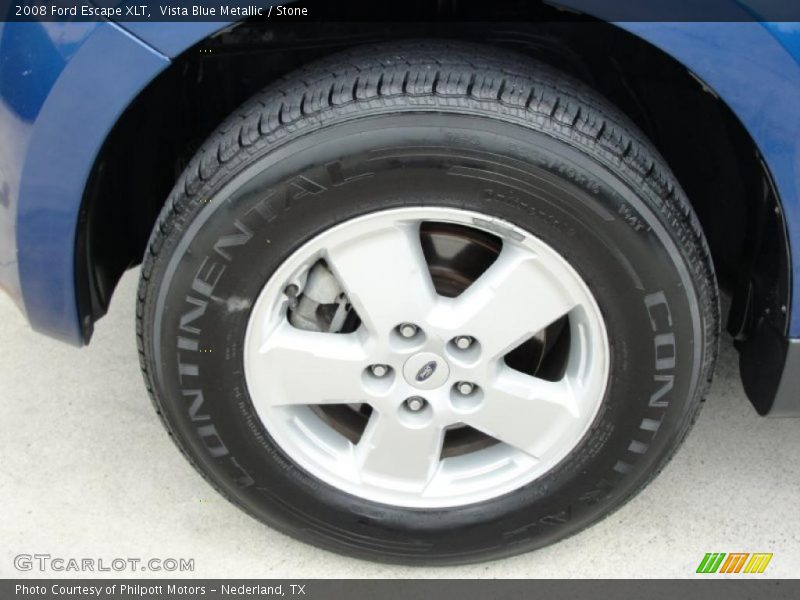 Vista Blue Metallic / Stone 2008 Ford Escape XLT