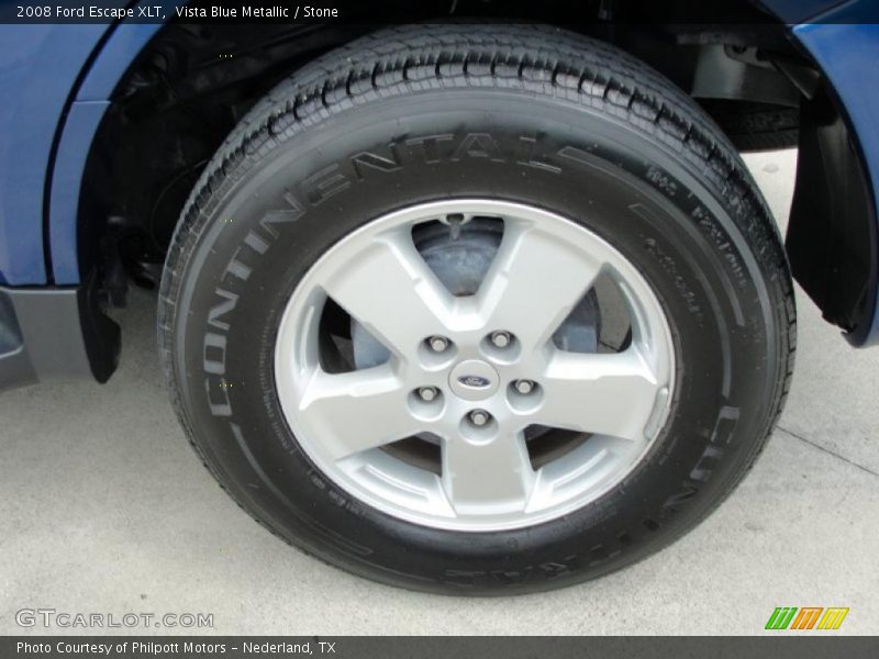 Vista Blue Metallic / Stone 2008 Ford Escape XLT