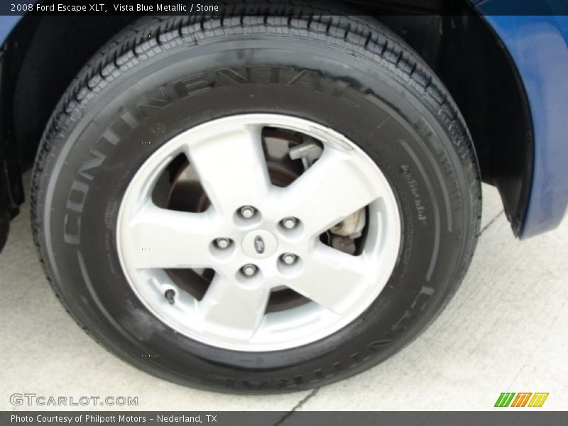 Vista Blue Metallic / Stone 2008 Ford Escape XLT