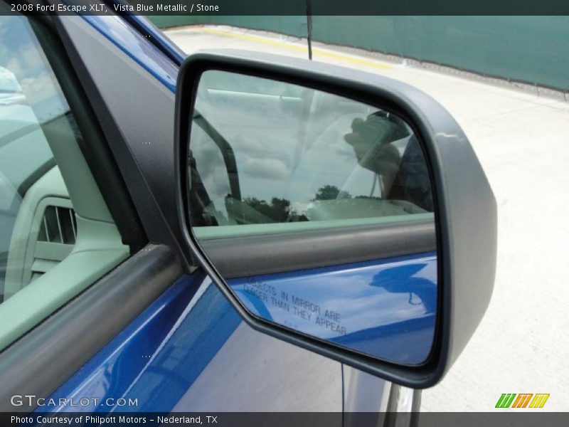 Vista Blue Metallic / Stone 2008 Ford Escape XLT