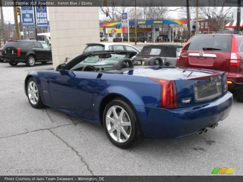 Xenon Blue / Ebony 2006 Cadillac XLR Roadster
