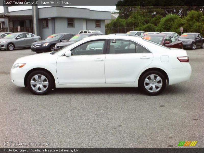 Super White / Bisque 2007 Toyota Camry LE