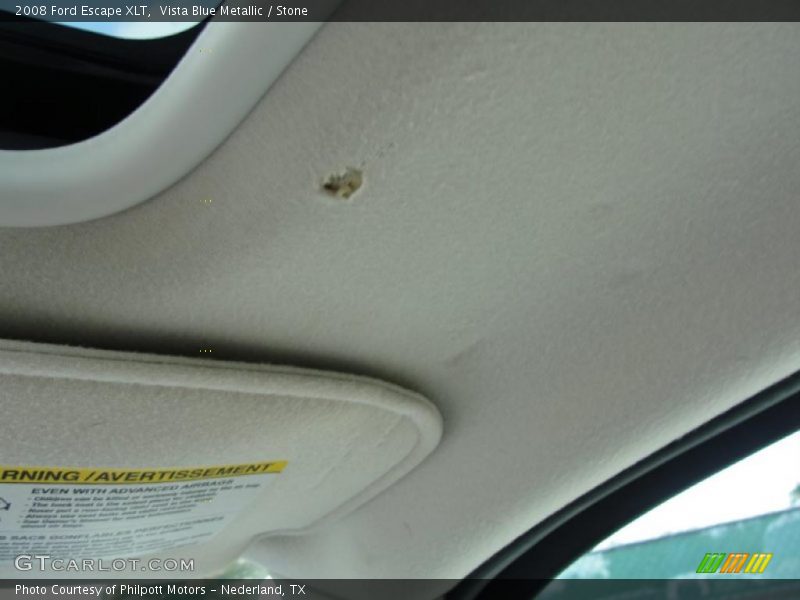 Vista Blue Metallic / Stone 2008 Ford Escape XLT
