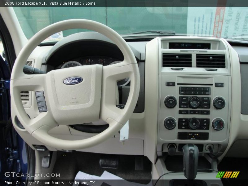 Vista Blue Metallic / Stone 2008 Ford Escape XLT