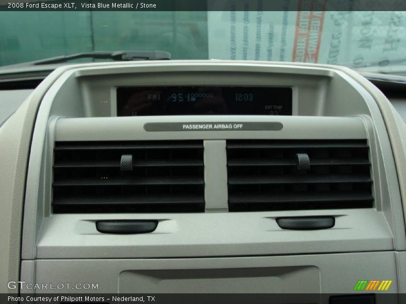 Vista Blue Metallic / Stone 2008 Ford Escape XLT