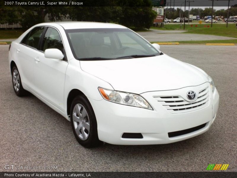Super White / Bisque 2007 Toyota Camry LE