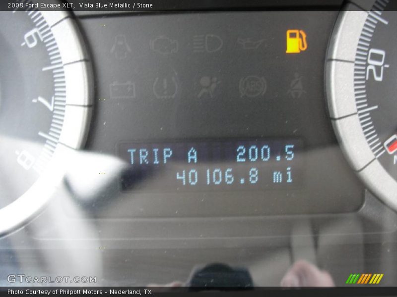 Vista Blue Metallic / Stone 2008 Ford Escape XLT