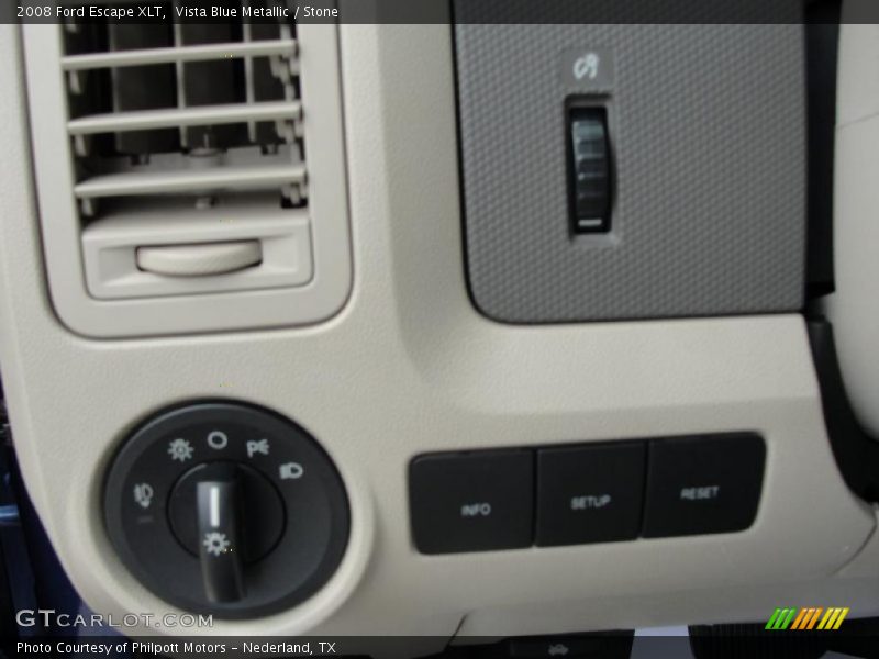 Vista Blue Metallic / Stone 2008 Ford Escape XLT