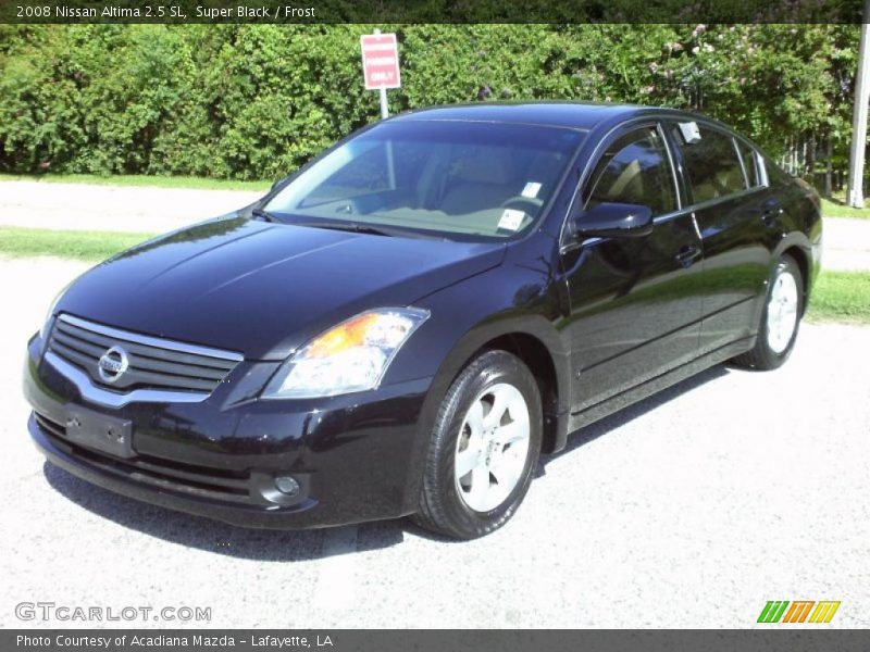 Super Black / Frost 2008 Nissan Altima 2.5 SL