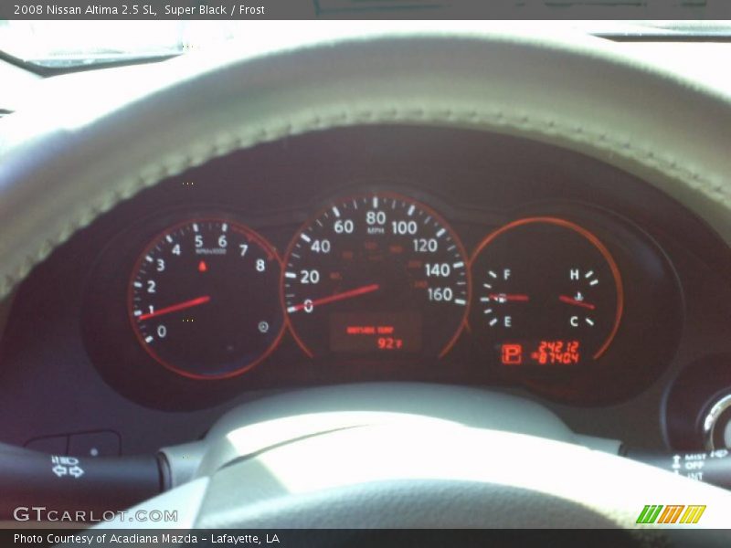 Super Black / Frost 2008 Nissan Altima 2.5 SL