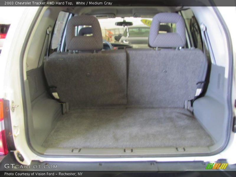 White / Medium Gray 2003 Chevrolet Tracker 4WD Hard Top