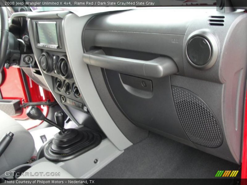 Flame Red / Dark Slate Gray/Med Slate Gray 2008 Jeep Wrangler Unlimited X 4x4