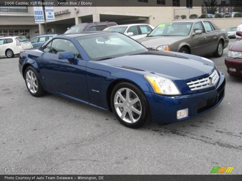 Xenon Blue / Ebony 2006 Cadillac XLR Roadster