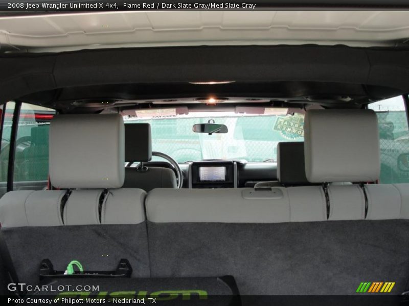Flame Red / Dark Slate Gray/Med Slate Gray 2008 Jeep Wrangler Unlimited X 4x4