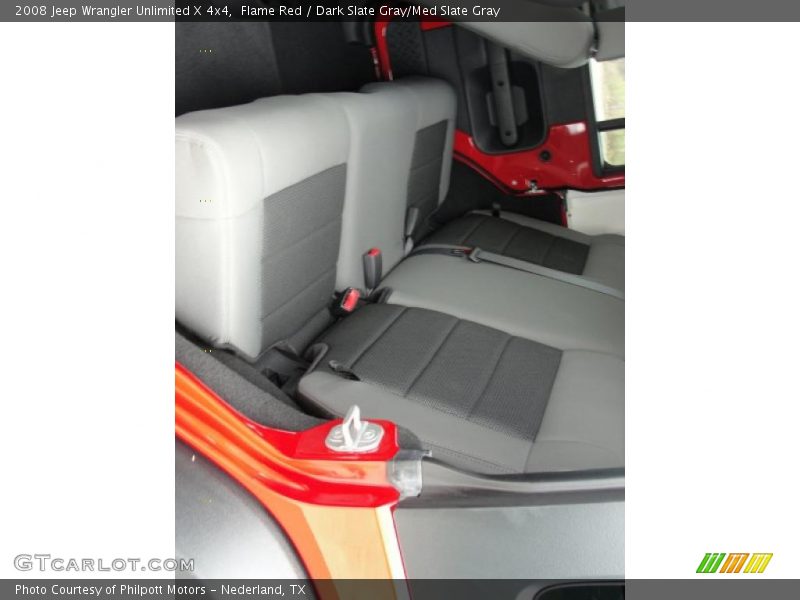 Flame Red / Dark Slate Gray/Med Slate Gray 2008 Jeep Wrangler Unlimited X 4x4