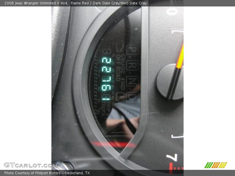 Flame Red / Dark Slate Gray/Med Slate Gray 2008 Jeep Wrangler Unlimited X 4x4