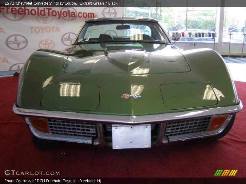 Elkhart Green / Black 1972 Chevrolet Corvette Stingray Coupe