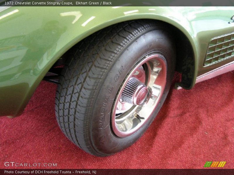 Elkhart Green / Black 1972 Chevrolet Corvette Stingray Coupe