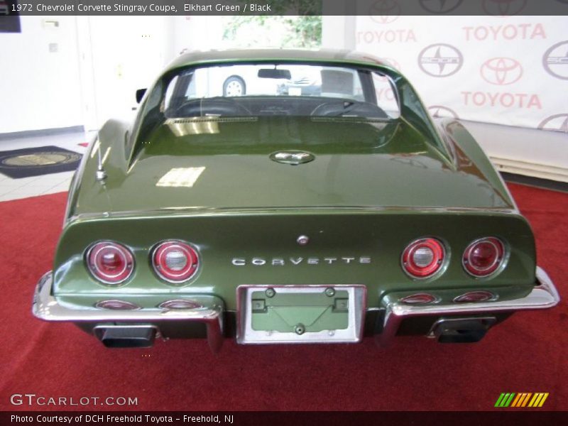 Elkhart Green / Black 1972 Chevrolet Corvette Stingray Coupe