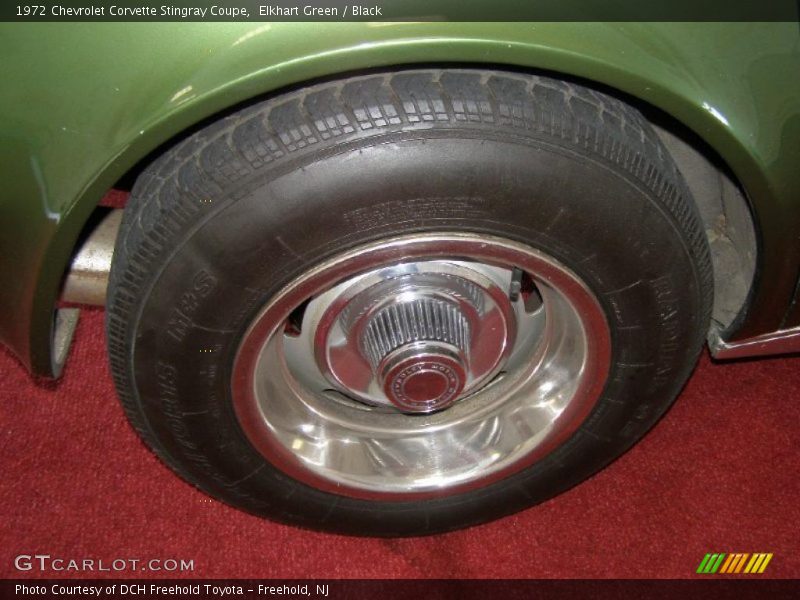 Elkhart Green / Black 1972 Chevrolet Corvette Stingray Coupe