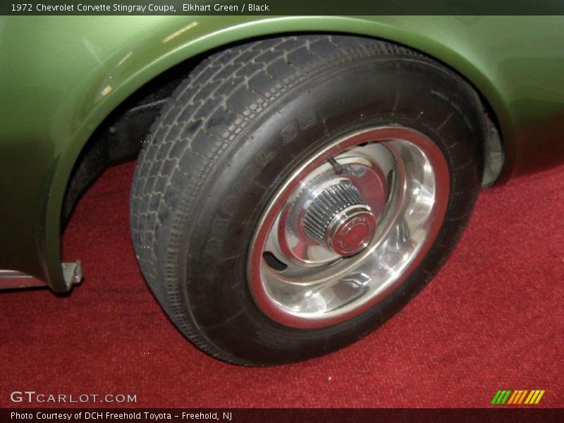 Elkhart Green / Black 1972 Chevrolet Corvette Stingray Coupe